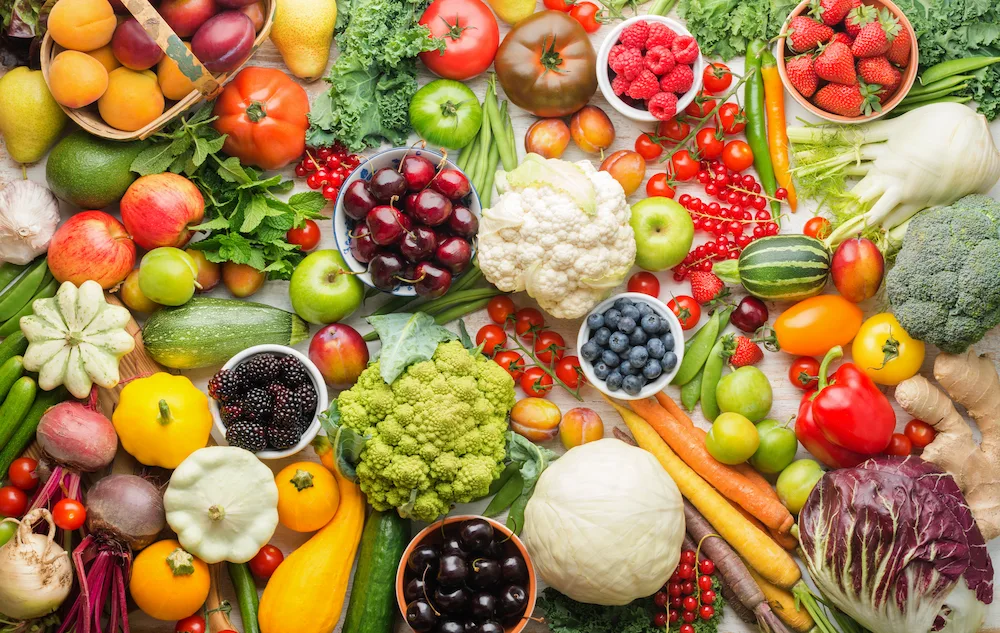 fruits and vegetables
